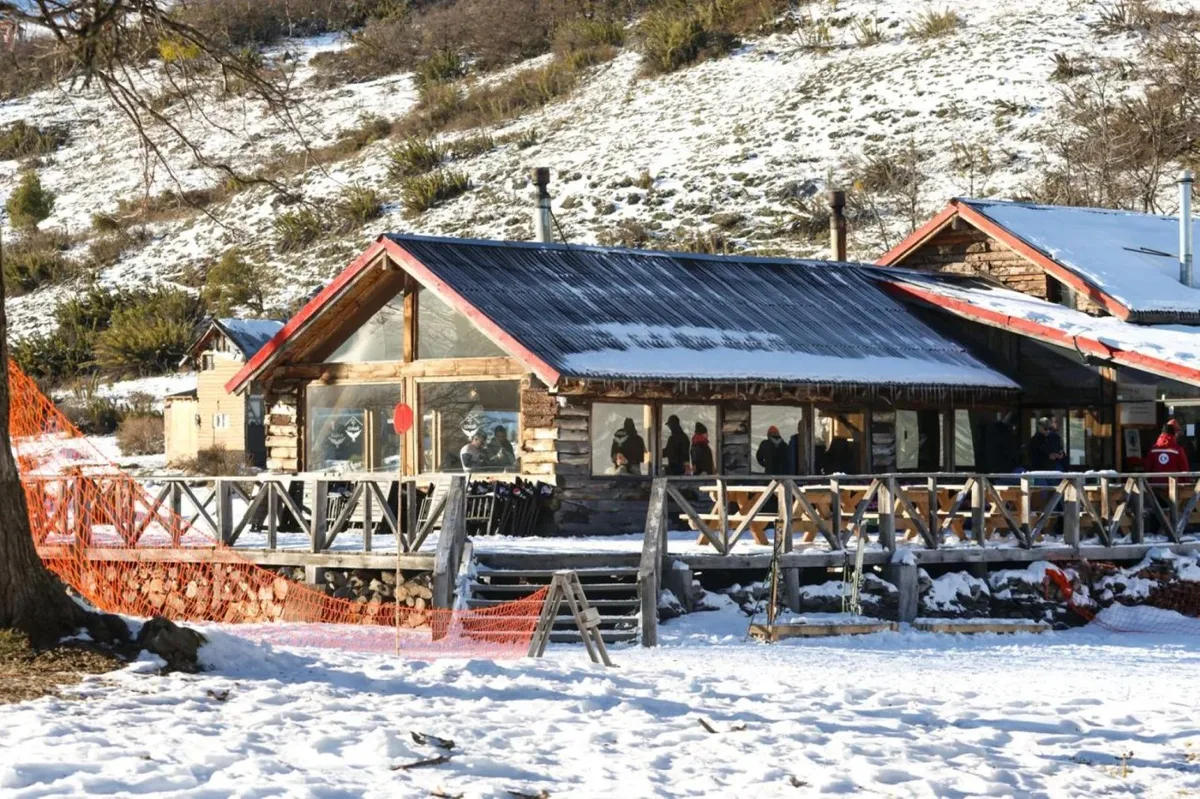 Refugio de madera de C4 Parque de Nieve