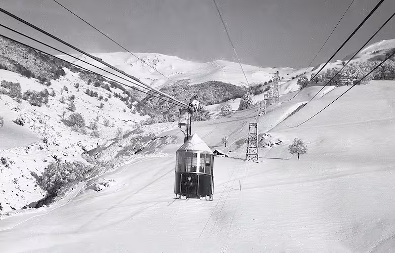 El cablecarril histórico del Cerro Catedral
