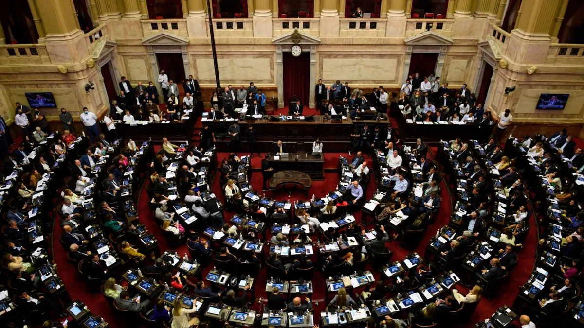 Cámara de Diputados en sesión