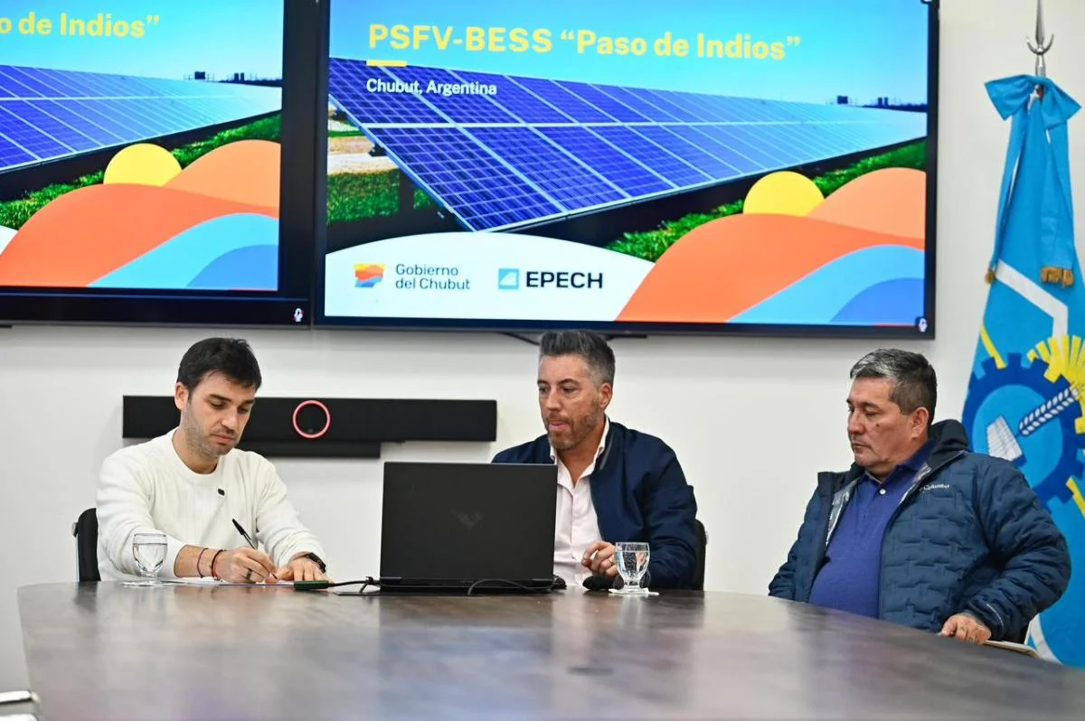 Chubut tendrá su primer parque fotovoltaico en Paso de Indios para 2027