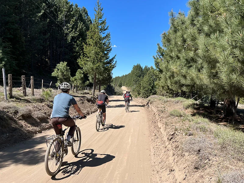 El GAN del Club Andino sale en mountainbike por los cerros de Bariloche