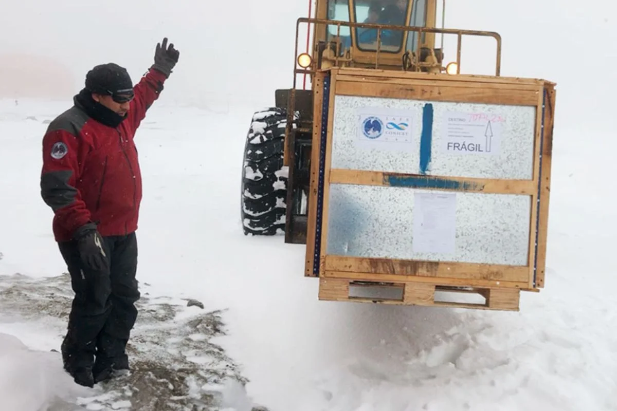 Un sensor argentino que descifra el clima antártico en tiempo real