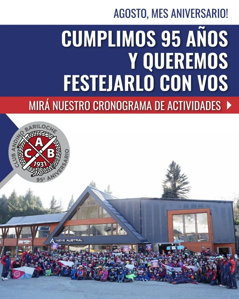 Día del Montañés en Catedral: el Club Andino celebra su mes con los cerros