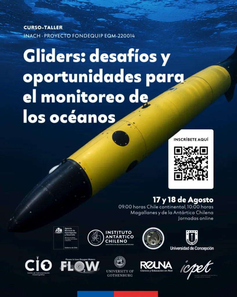 INACH lleva la oceanografía submarina a estudiantes con taller de gliders