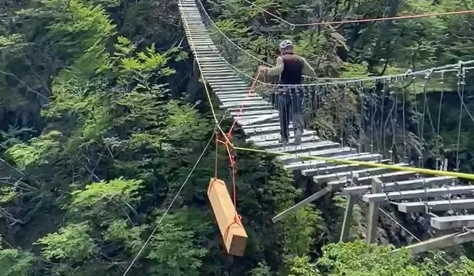 El puente Guardas se cierra: el circuito O de Torres del Paine queda partido