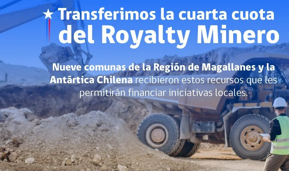 Municipios de Magallanes reciben $2.700 millones por Royalty Minero