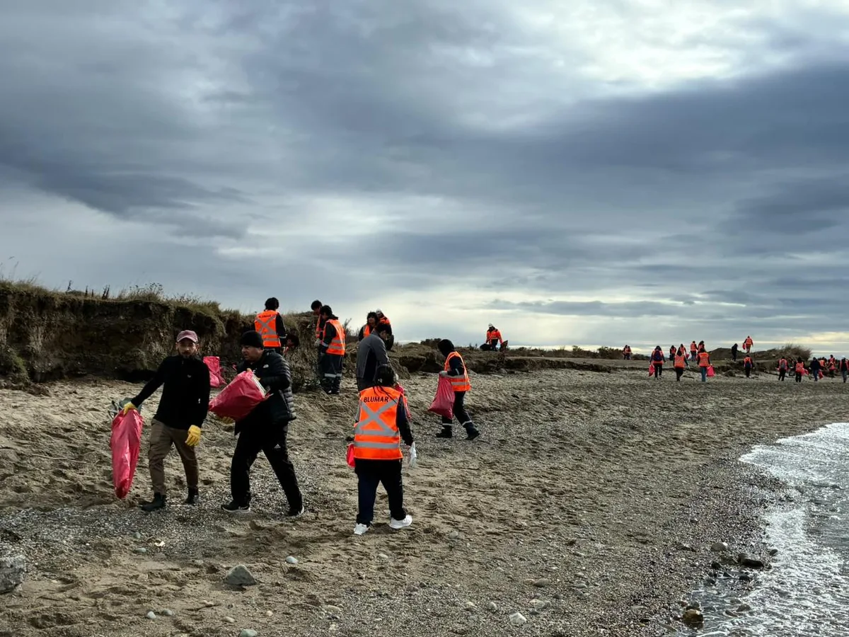 Blumar se suma a limpieza de playas en Aysén y Magallanes