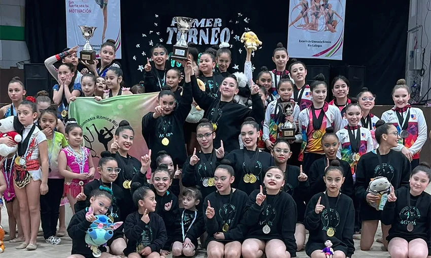 Gimnastas de Agipa se coronan campeonas en Río Gallegos