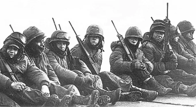 Soldados argentinos en las Islas Malvinas, 1982