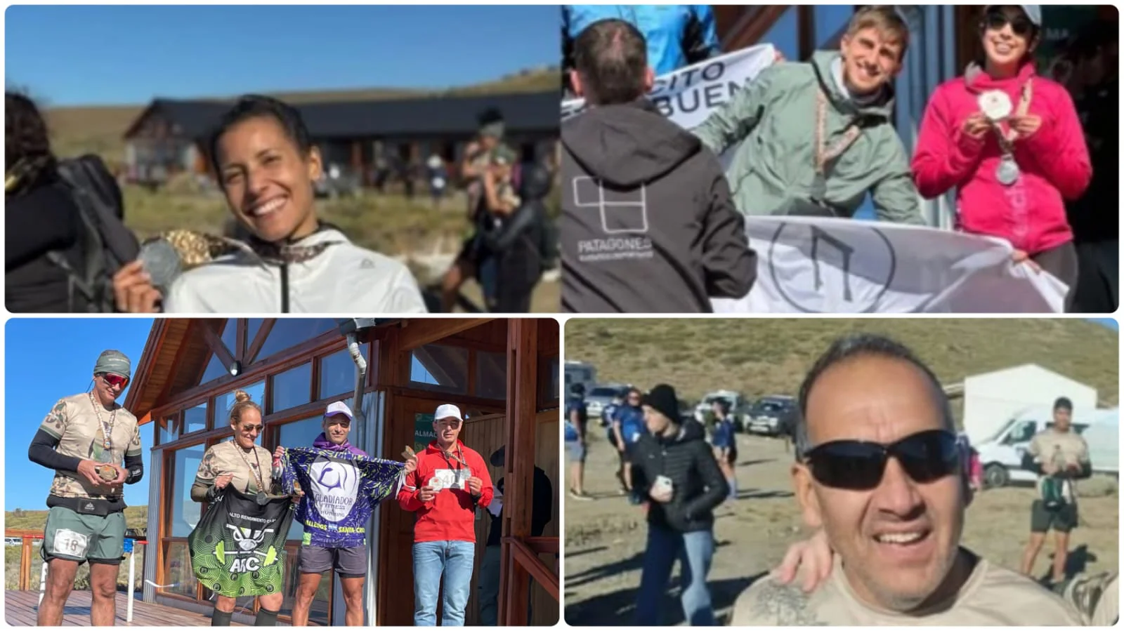 Cuatro podios patagónicos: atletas de El Calafate brillaron en el Desafío Monte León